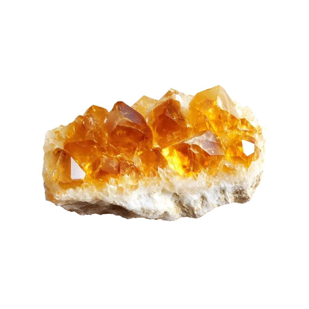 Foto von einem Citrin Kristall